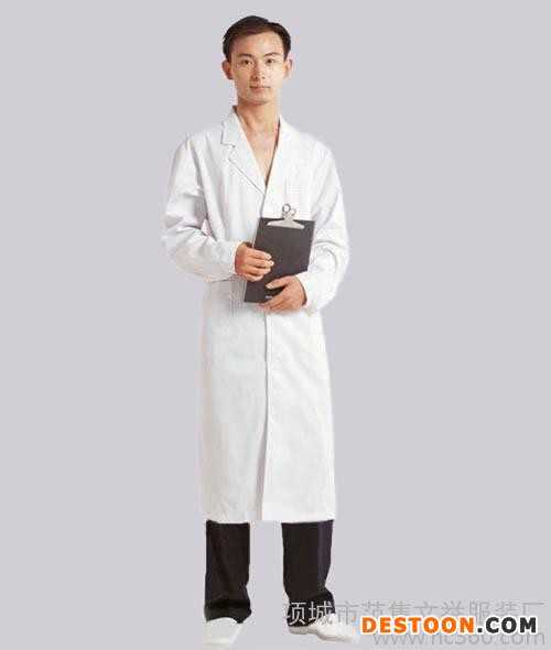 供应文举服饰加工秋冬季男女医师服白大衣